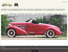 Tablet Screenshot of cochesclasicosdesi.com